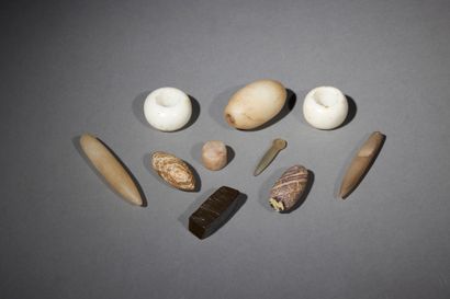 null Dix artefacts

Sahara

Néolithique

Pierre

H. 2,5 à 10 cm



Ensemble de dix...