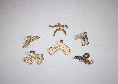 null Six Lobi pendants

Burkina Faso

Bronze

L. 4,5 to 6,2 cm



Set of six beautiful...