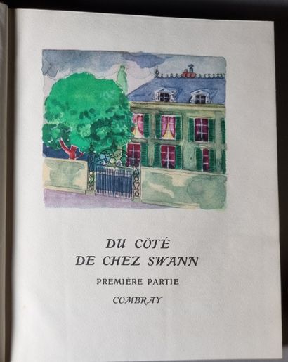 MARCEL PROUST "À la recherche du temps perdu", Paris, NRF, 1947, 3 volumes small-in-4,...