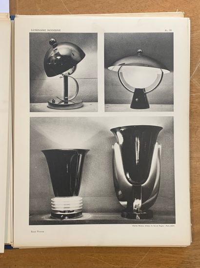 Gabriel HENRIOT Luminaire moderne,
Paris, éditions Charles Moreau, sd [1925].
Grand...