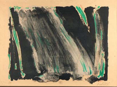 Olivier DEBRE (1920-1999) Composition abstraite
Lithographie signée en bas à droite...