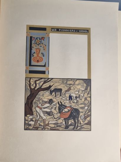 THARAUD (Jérôme et Jean). L'An prochain à Jérusalem. Paris, Lapina, 1929. In-4, broché,...