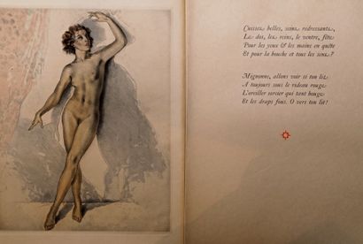 VERLAINE (Paul). Parallèlement. Paris, Éditions d'art Devambez, 1931. In-4, en feuilles,...