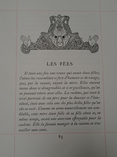 PERRAULT (Charles). Contes. Édition du tricentenaire. Paris, Au Sans pareil, René...