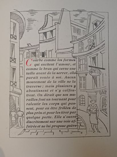 ROMAINS (Jules). Puissances de Paris. Paris, Les Bibliophiles du Palais, 1951. In-4,...