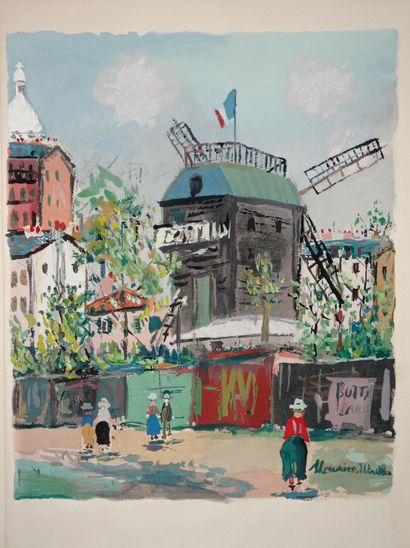 VERTEX (Jean). Le Village inspiré. Chronique de la bohême de Montmartre (1920-1950)....