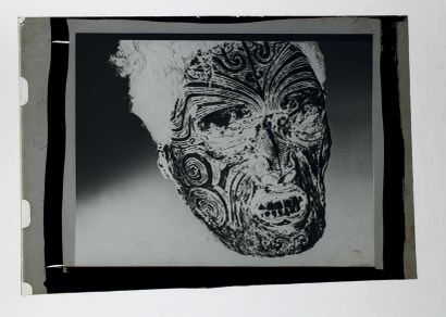 null Set of fifteen photographs on glass plates representing art objects, including...