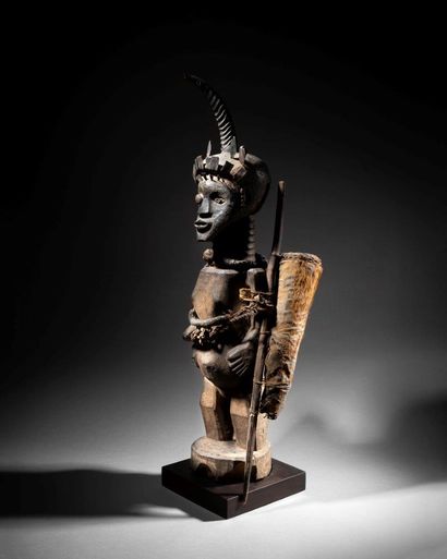 null Statue Songyé
République démocratique du Congo
Bois, métal, corne, cuir, fibres...