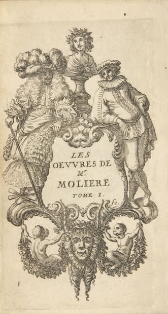 MOLIERE Oeuvres.
A Paris, chez Guillaume de Luyne, 1666.
2 volumes in-12 (145 x 85...