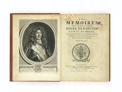 BUSSY-RABUTIN Les mémoires de Messire Roger de Rabutin, Comte de Bussy.
A Paris,...