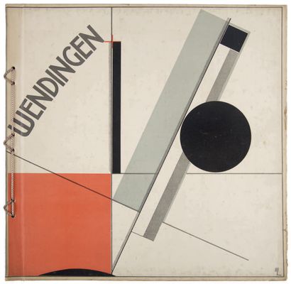El Lissitzky. 
Wendingen. Volume IV, numéro 11. H. T. Amsterdam, Wijdeveld, 1921....