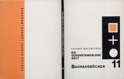 MALEVICH, Kasimir. Bauhausbücher 11 - Die Gegenstandslose Welt (Le monde sans objet)
Albert...