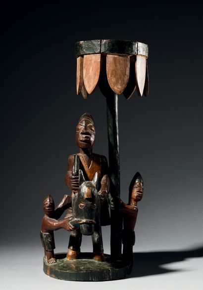 null Statue Yoruba Bénin
Circa 1925
Bois et pigments naturels
H. 46,5 cm
Provenance...