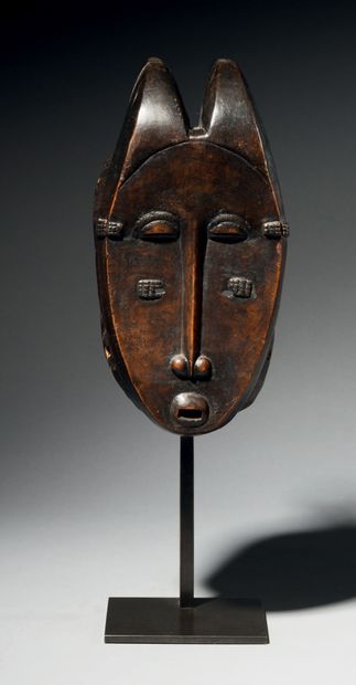 Masque Baoulé, Côte d'Ivoire Bois H. 26 cm...
