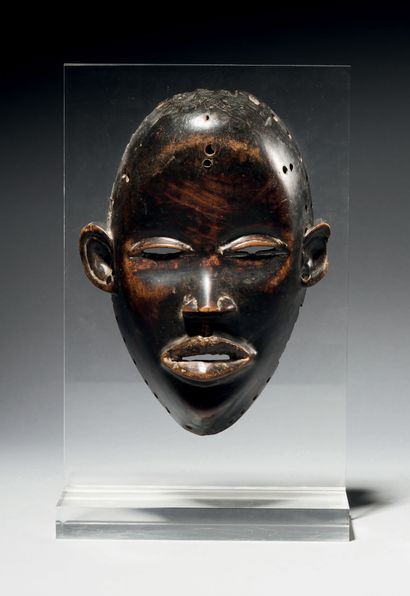  Masque Dan, Côte d'Ivoire Bois H. 21 cm...