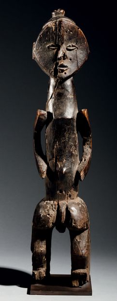 null Montol ancestor statue, Nigeria
Wood
H. 53 cm
The style of this object is characteristic...