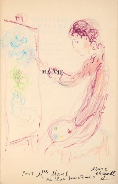 CHAGALL (Marc) Ma Vie. Traduit du russe par Bella Chagall. Préface d'André Salmon....