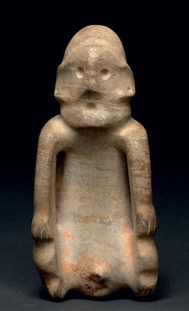 null Figurine assise Culture Colima, Mexique occidental Protoclassique, 100 avant...