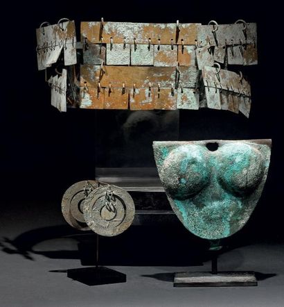 null Couronne de momie Culture Vicus, Pérou Intermédiaire ancien, 500 avant J.- C....
