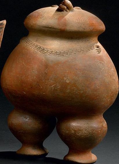 null Statuette anthropomorphe Culture Quimbaya, région du Rio Cauca, Colombie Vers...