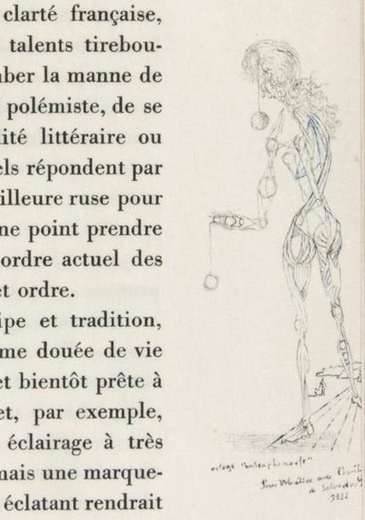 CREVEL René DALI OU L'ANTI-OBSCURANTISME. Paris, Editions Surréalistes, 1931. In-8,...