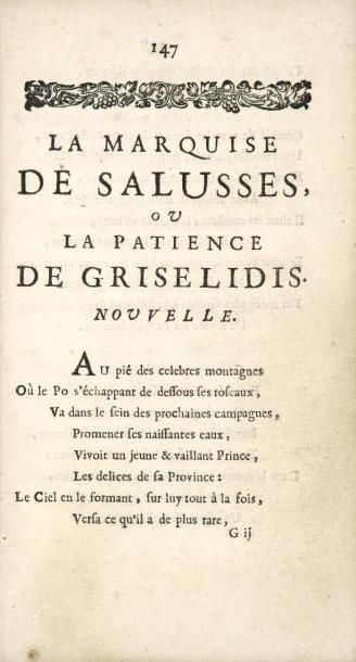 PERRAULT (Charles) La Marquise de Salusses, ou la Patience de Griselidis [dans: Receuil...