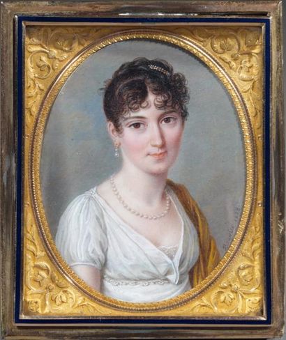 Pierre-Louis BOUVIER (1765-1836) La maréchale Ney, duchesse d'Elchingen Portrait...