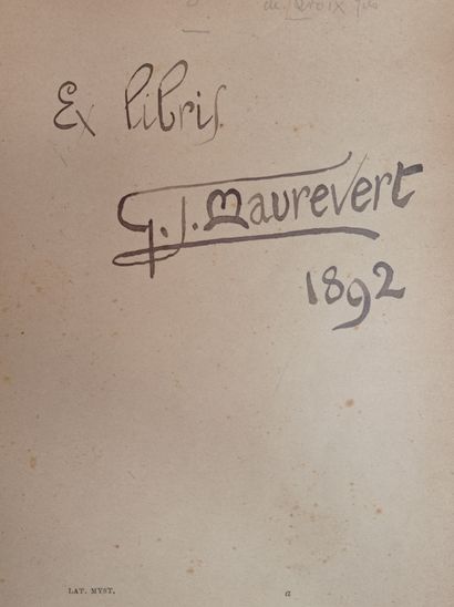 GOURMONT (Remy, de). Le Latin mystique. Les Poètes de l'antiphonaire et la symbolique...