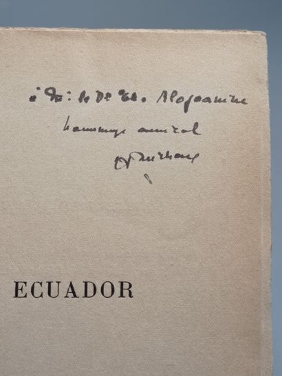 MICHAUX (Henry). Ecuador. Journal de voyage. Paris, N.R.F., 1929, in-12, broché,...
