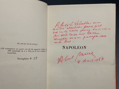GANCE (Abel). Napoléon vu par Abel Gance, épopée cinématographique, tome 1 : Bonaparte....