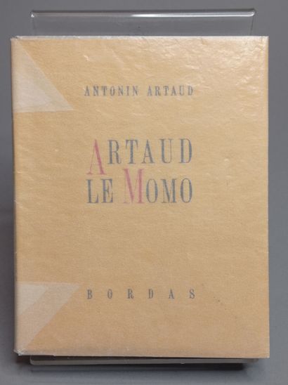 ARTAUD (Antonin). Artaud Le Momo. Illustré de huit dessins originaux d'Antonin Artaud.... Gazette Drouot