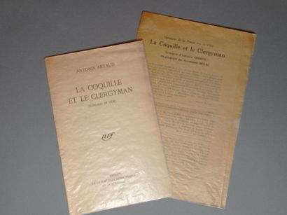 ARTAUD (Antonin). La Coquille et le Clergyman (film script). Paris, Extrait de la...