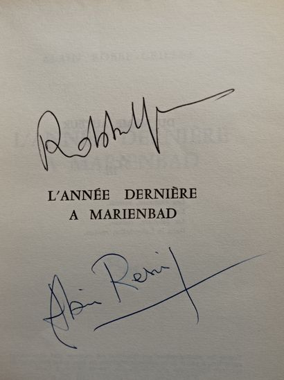 RESNAIS (Alain). ROBBE-GRILLET (Alain). Last Year at Marienbad. Illustrated with...