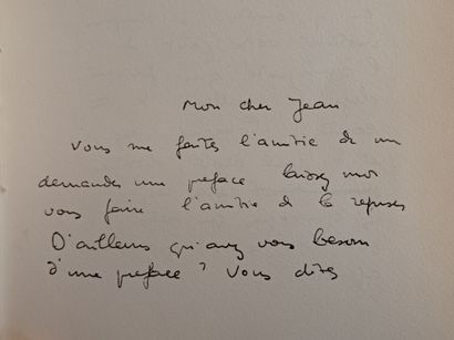 FERRY (Jean). Fidélité. Scénario précédé d'une lettre d'Henri-Georges Clouzot. Paris,...