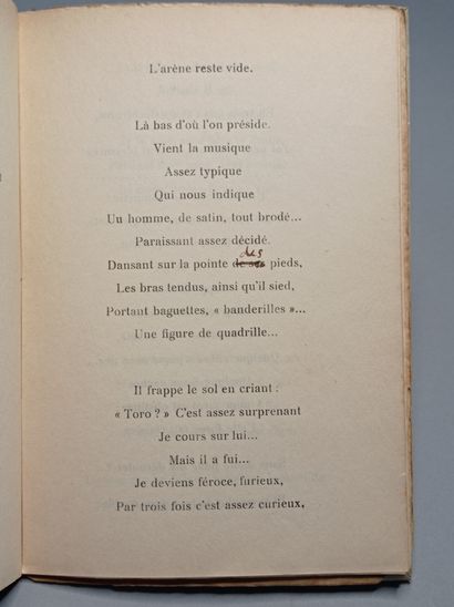 MUSIDORA (Jeanne Roque). Auréoles, poésies scandées. Préface de Wilfrid Lucas. Paris,...