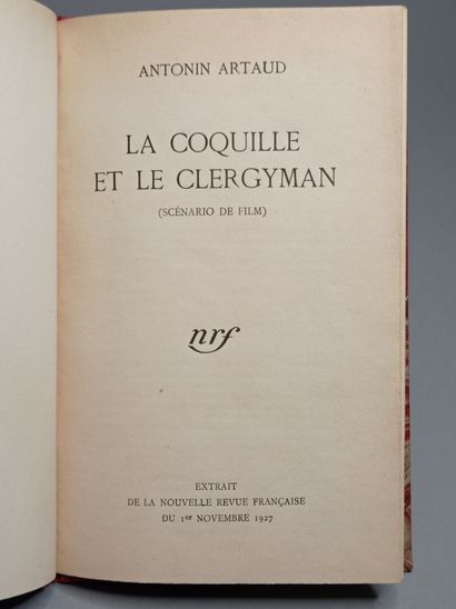 ARTAUD (Antonin). La Coquille et le Clergyman (film script). Paris, Extrait de la...