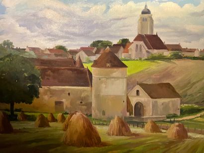 HENRI TAMBUTE (1911-1987) 
Village de l'Yonne



Huile sur toile 38,5 x 55 cm



Henri...