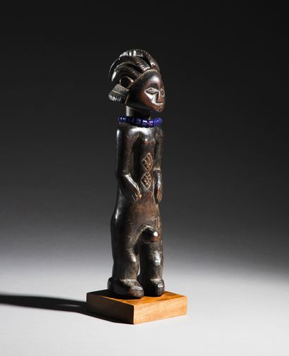 null 
Statuette Luba-Shankadi



République démocratique du Congo



Bois à patine...