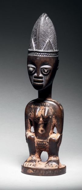 Statue Ibeji, Yoruba, Région d'Oyo, Nigéria
H....