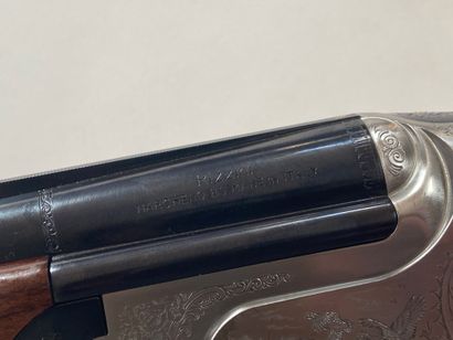 null Rizzini "Aurum" shotgun, two shots, caliber 20-76. Superimposed bronzed barrels...