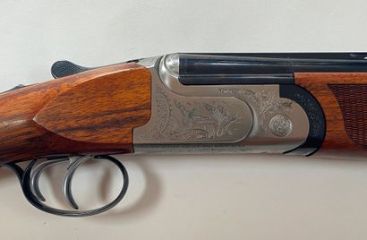 null Rizzini "Aurum" shotgun, two shots, caliber 20-76. Superimposed bronzed barrels...