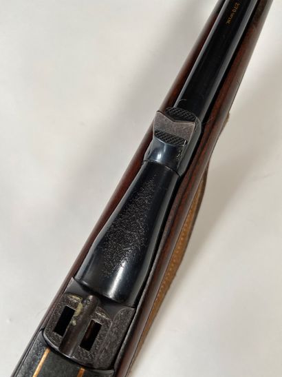 null Auguste Francotte bolt action rifle, caliber 270 Win. Blued and signed in gold...