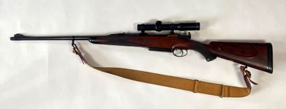 null Hartmann & Weiss Hamburg London bolt action rifle, caliber 416 RIGBY. Barrel...