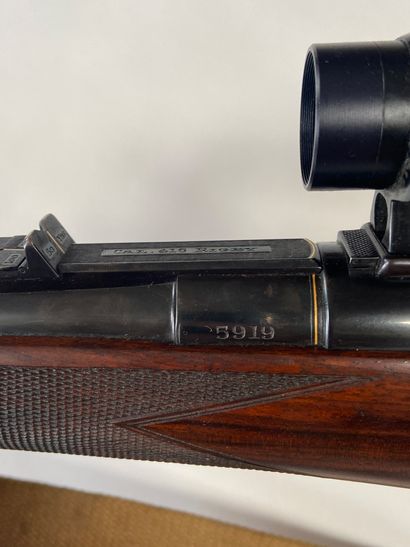 null Carabine à verrou Hartmann & Weiss Hamburg London, calibre 416 RIGBY. Canon...
