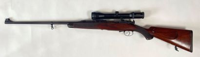 null Holland & Holland bolt action rifle, caliber 275. Round barrel with rise, signed...