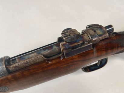 null Hartmann & Weiss Hamburg London bolt action rifle, caliber 300 Win Mag. Barrel...