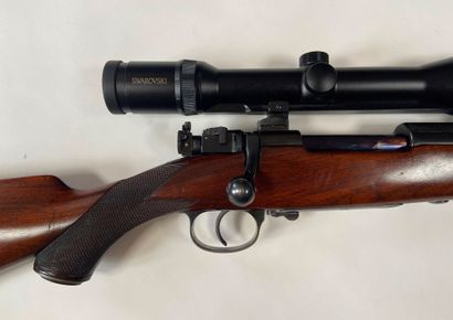 null Holland & Holland bolt action rifle, caliber 275. Round barrel with rise, signed...