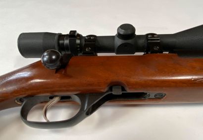 null CZ 527 bolt action rifle, 222 Rem. 56 cm "Custome Silence" barrel. Half-pistol...