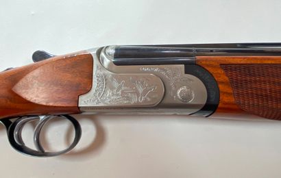 null Rizzini "Aurum" shotgun, two shots, caliber 20-76. Superimposed bronzed barrels...