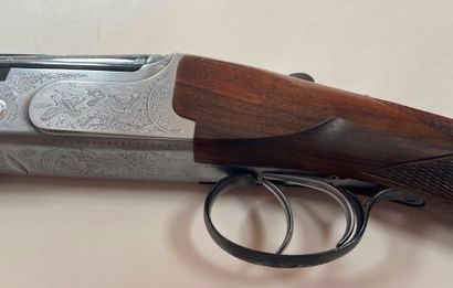 null Rizzini "Aurum" shotgun, two shots, caliber 20-76. Superimposed bronzed barrels...